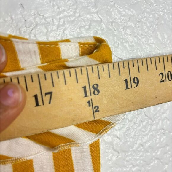 Asos Design Cami Mini Sundress with Buttons and Tiered Hem Yellow 6 Striped NWT - Picture 11 of 13